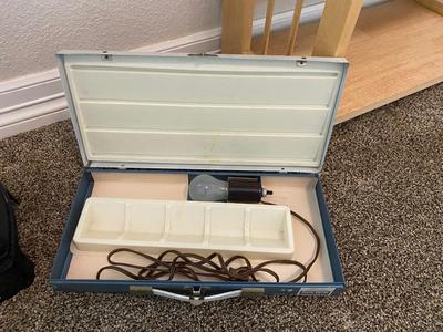 TRANSIDYNE GENERAL 2743 BIOLOGICAL DIFFUSION PLATE CALIBRATING VIEWER, BOUCH & LOMB MICROSCOPE AND SLIDE LIGHT