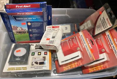Box of Home Protection items