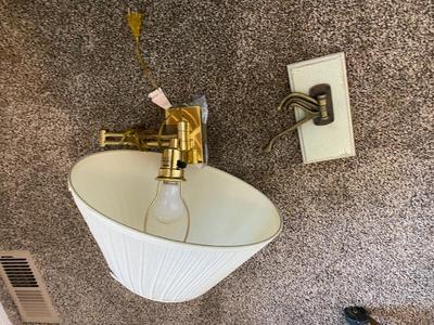 NICE FOLDING BOOKSHELF, WALL LAMP, AND NIFTY WALL HOOKS