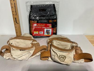 New PitBull Tool Pouch with used McGuire Nicholas tool pouches