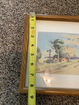 2 STONE HORSE HEAD BOOK ENDS AND FRAMED PICTURES