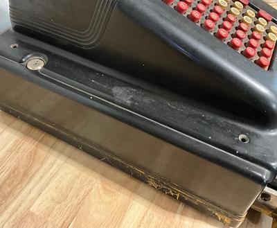 Vintage Victor McCaskey Cash Register, 1950s