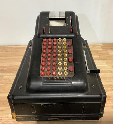 Vintage Victor McCaskey Cash Register, 1950s
