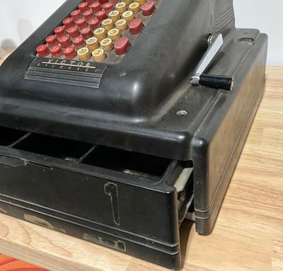 Vintage Victor McCaskey Cash Register, 1950s