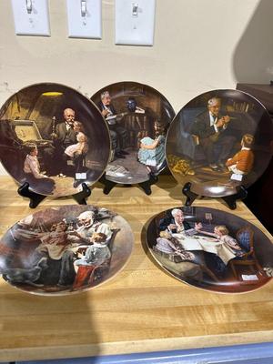 Norman Rockwell plates
