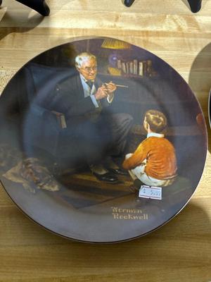 Norman Rockwell plates