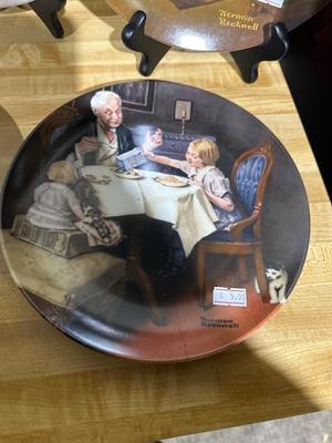 Norman Rockwell plates