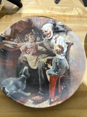 Norman Rockwell plates