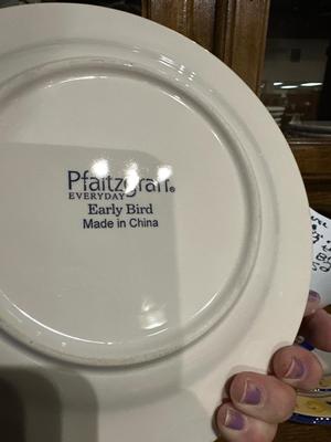Pfaltzgraff Early Bird setting for 4
