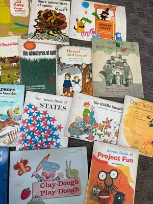 Lot of vintage children books