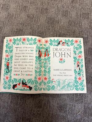 Vintage book Dragon John by Marie A. Lawson