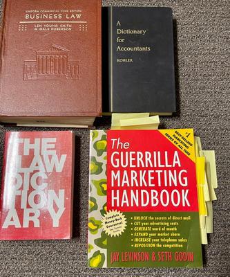 Business Law and Accounting Book Lot