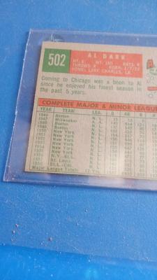 LOT 134 - NINE BASEBALL CARDS FROM THE 60'S