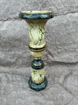 Marble & Gilt Design Urn / Interior Concepts $360 Retail