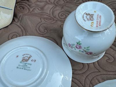 Collectibles- Cups, Saucers, Gorham Napkin Rings, Bowls