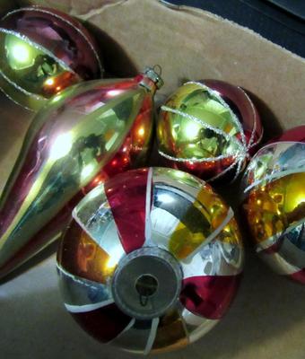Lot of Glass Christmas Ornaments