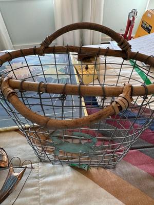 Nautical Lot; Basket, Picture, misc.