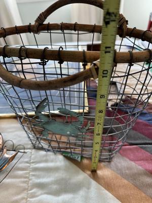 Nautical Lot; Basket, Picture, misc.