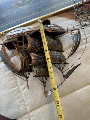 Nautical Lot; Basket, Picture, misc.