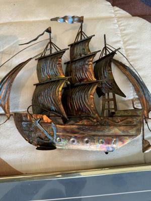 Nautical Lot; Basket, Picture, misc.