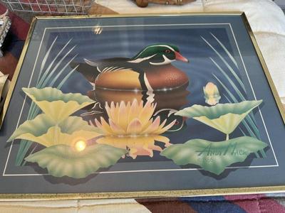 Nautical Lot; Basket, Picture, misc.