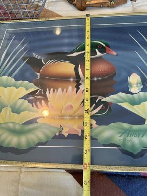 Nautical Lot; Basket, Picture, misc.