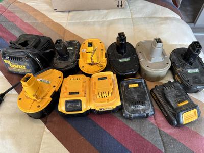 DeWalt Used Batteries and a Charger