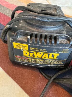 DeWalt Used Batteries and a Charger