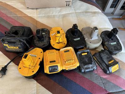 DeWalt Used Batteries and a Charger