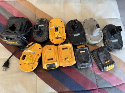 DeWalt Used Batteries and a Charger