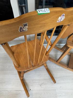 Antique Children’s Wooden Rockers
