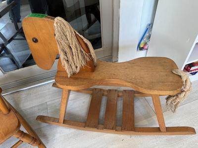 Antique Children’s Wooden Rockers