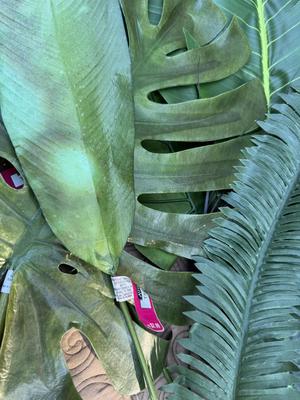 Floral Tropical Faux Asst. Leaves