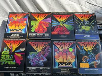 Two VTG Magnavox ODYSSEY 2 Consoles with Twenty Games