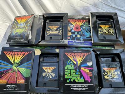 Two VTG Magnavox ODYSSEY 2 Consoles with Twenty Games