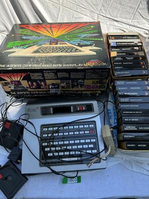 Two VTG Magnavox ODYSSEY 2 Consoles with Twenty Games