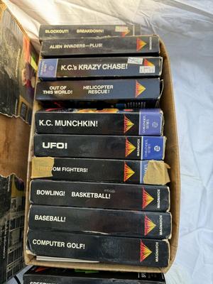 Two VTG Magnavox ODYSSEY 2 Consoles with Twenty Games