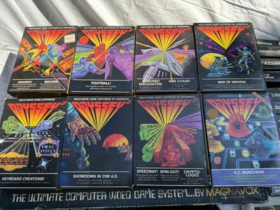 Two VTG Magnavox ODYSSEY 2 Consoles with Twenty Games