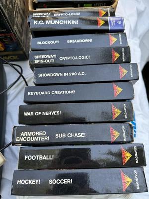 Two VTG Magnavox ODYSSEY 2 Consoles with Twenty Games
