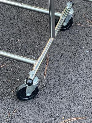 PAIR Clothing Racks On Wheels