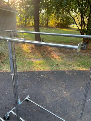 PAIR Clothing Racks On Wheels