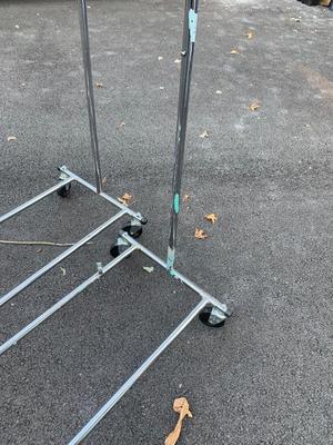 PAIR Clothing Racks On Wheels