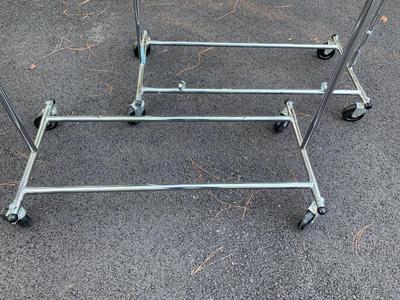 PAIR Clothing Racks On Wheels