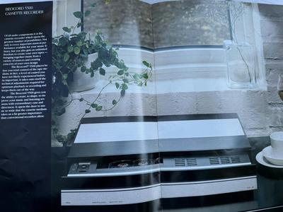 Bang & Olufsen 5500 Series (Total 4 Pieces) Master Control Panel/Receiver/CD/Cassette