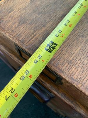 Authentic Vintage Wood Card Catalog