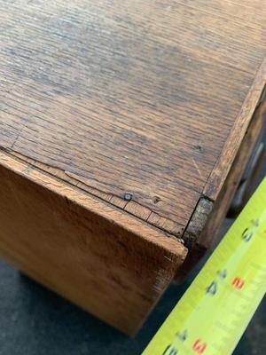 Authentic Vintage Wood Card Catalog