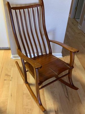 Hand Crafted Nantucket Rocker S. Swift