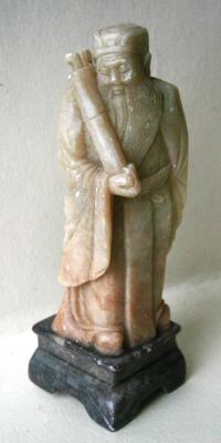 Soapstone Carving of Chinese Noble