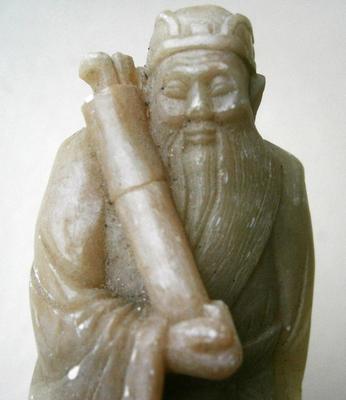 Soapstone Carving of Chinese Noble