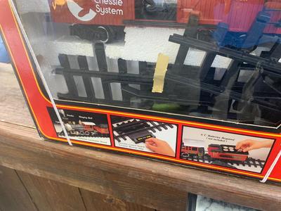 Great American Express Railroad Train Set In Box